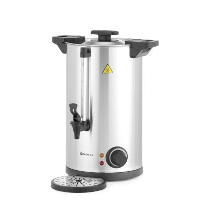 Dvoustěnný kotel na horké nápoje, HENDI, ≈ 60 šálků za 40 minut., 9L, 230V/1500W, 340x315x(H)430mm | 211168